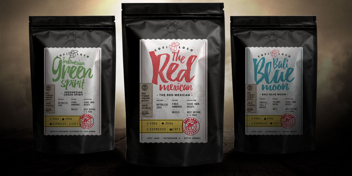 Packaging für Kaffeeverpackungen Retail