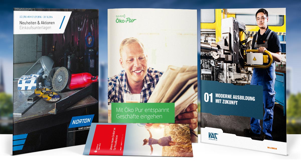Kreatives Printdesign mit Werbeagentur kreativrudel