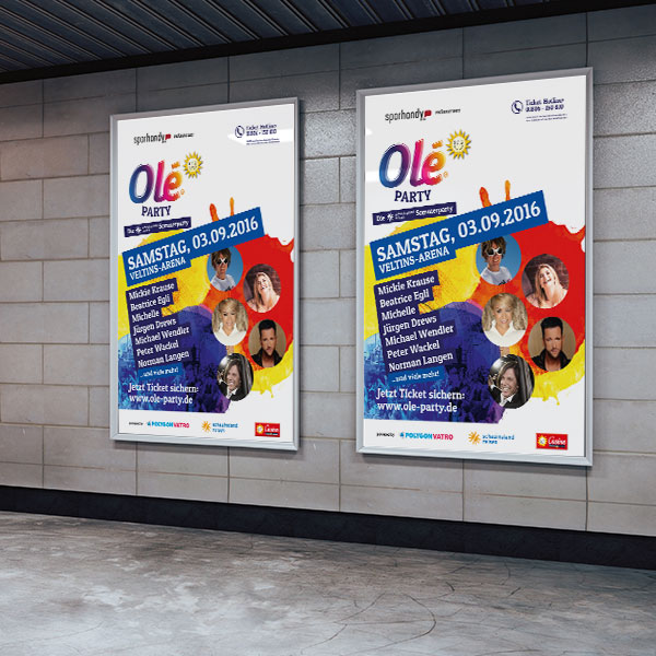 Plakat Werbung Design